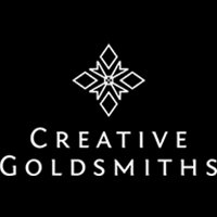 Creative Goldsmiths Logo FINAL stacked 2 white