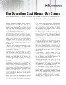 RD RW TheOperatingCostGross UpClause Oct2019 Page 1