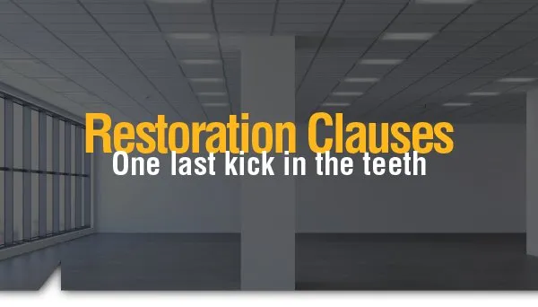 Restoration Clauses: One last kick in the teeth